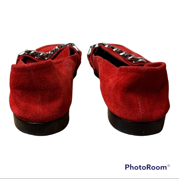 Jeffrey Campbell Woman’s Jesse Red Loafer size 7.5 - Picture 4 of 6